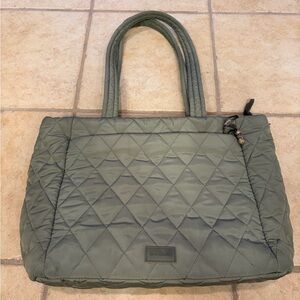 Vera Bradley Quilted Tote in Olive